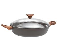 Tegame 2 Maniglie con Coperchio Antiaderente Nera Rock 'n' Rose 28cm Sambonet