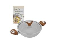 Tegame 24 cm antiaderente ceramico New Ceramic grigio