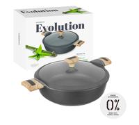 Tegame 28 cm con coperchio Evolution grigio