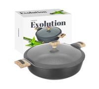 Tegame 32 cm con coperchio Evolution grigio