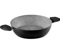 Tegame a Induzione in Alluminio 2 Manici cm 24 Black Pearl Aeternum