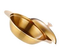 Tegame Acciaio Inox Padella Wok Cooking Pentola Con Maniglia Inossidabile