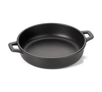 Home Granchef Tegame Antiaderente con 2 Manici, Alluminio pressofuso, Nero, 16 cm