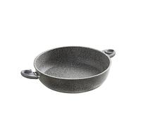 TEGAME ALTO ANTIADERENTE PIETRA 2 MANIGLIE CM.24 - CUORE DI PIETRA INDUCTION