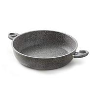 TEGAME ALTO ANTIADERENTE PIETRA 2 MANIGLIE CM.32 - CUORE DI PIETRA INDUCTION