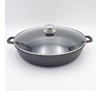 Tegame Bavaria Pietra 36 cm Induzione Padella Alluminio Pressofuso Casseruola