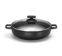 TEGAME C/COPERCHIO alluminio pressofuso antiaderente rinforzato con titanio pfoa