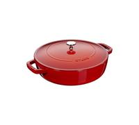 Tegame Chistera 24 cm Rosso in Ghisa
