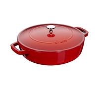 Tegame Chistera 28 cm Rosso in Ghisa