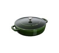 Tegame Chistera 28 cm Verde Basilico in Ghisa
