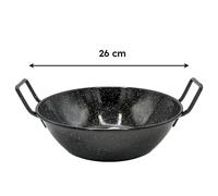 Tegame Fonda con 2 Manici Garcima in Acciaio Carbonio Smaltato Horeca Cucina