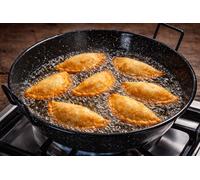 TEGAME FONDO PADELLA IN FERRO SMALTATO IDEALE PER FRITTURE PER USO PROFESSIONALE