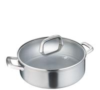 Tegame grande Tricion Resist 32cm in acciaio con rinforzo antiaderente.
