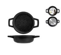 Tegame H&H 2 manici antiaderente pietra Cm 14