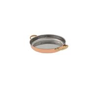 Padella rame, Tegame in rame con maniglie - in rame e ottone, 24cm