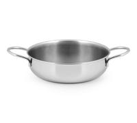 Tegame in acciaio Inox marca Home con 2 manici diametro Cm 20