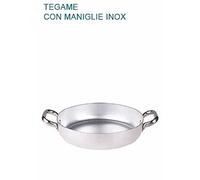 TEGAME In Alluminio Ø 32 X6,5H Padella Bassa 3 mm Professionale Pentole Agnelli