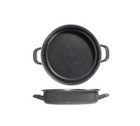 Tegame Maculato K2 Acciaio Ferroso Rivestimento Ceramico Cm 24, Nero