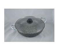 Tegame maxima 34cm con coperchio di vetro 32304 stovmon Accademia Mugnano made in Italy