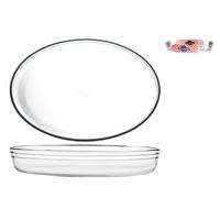 Tegame Ovale Arcuisine 35x24 Trasparente Pyrex