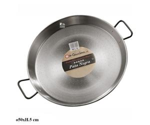 TEGAME PAELLA VALENCIANA IN FERRO SPAZZOLATO PATANEGRA D.50cm