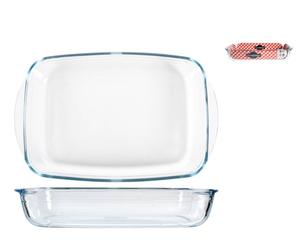 Tegame Rettangolare Arcuisine 35x23 Trasparente Pyrex
