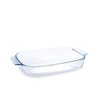 Tegame Rettangolare In Vetro Borosilicato 38X25Cm