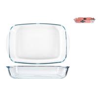 Tegame Rettangolare Ocuisine 33x20 Trasparente Pyrex