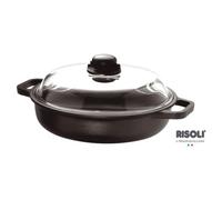 Tegame Risoli INDUCTION, modello 099IN 32TP, con coperchio, colore Nero, per
