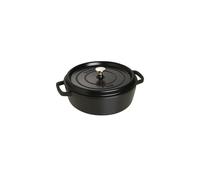Tegame Rotondo 26 cm Nero in Ghisa