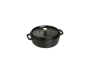 Tegame Rotondo 26 cm Nero in Ghisa