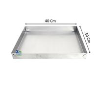 TEGAME TEGLIA IN FERRO Cm. 40 x 30 x 4,5 h PER PIZZA FOCACCIA PROFESSIONALE