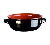 Vulcania Casseruola 2 Manici in Ceramica, Marrone, cm 18 - 5670518