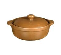 Tegame Terracotta Casseruola In Argilla Pentole for Cucinare In Ceramica Pentola In Pietra In Cottura for Zuppa(20cm)