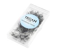TEGAN LASH Promade - 500 extension per ciglia volumizzanti, fatte a mano, 3D/16D, spessore 0,03/0,05/0,07, curvatura C/CC/D, lunghezza 9-15 mm, pestane Pelo A Pelo (14D-0,03-D-14)