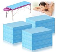 Tegeme 150 lenzuola usa e getta per lettino da massaggio, impermeabili, a prova di olio, in tessuto non tessuto, per lettini da massaggi, tatuaggi, saloni di bellezza, ciglia, 70 x 180 cm (blu)