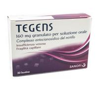 Tegens - Granulato - Insufficienza venosa - 20 bustine da 160 mg