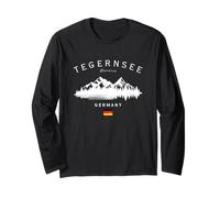 Tegernsee Baviera Germania Mountain Resort Bandiera tedesca Maglia a Manica