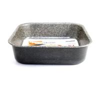 Teglia alta Alluminio antiaderente (20x20cm) HAPPY STONE Grigio pietra HAPSTTEGATXX2020H