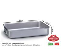 Ballarini 7040.40 Rostiera alta Alluminio puro 99% cm 40x30