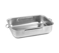 Steel Pan Teglia Da Forno Rettangolare Alta Cm.35