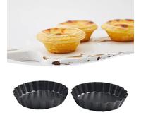 Teglia antiaderente per crostata pizza quiche teglie set di 6 teglie per crostat