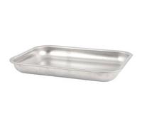 STEEL PAN TEGLIA RETTANGOLARE BASSA 30x22cm ANTIADERENTE Inox 2285030