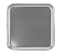 Steelpan Teglia Quadrata Bassa da forno in acciaio inox 18/10 36x36 cm