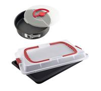 Teglia con coperchio e tortiera a cerniera - DR oeTKER - Bake and Go - 42 x 29 cm