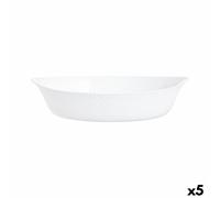 Teglia da Cucina Luminarc Smart Cuisine 32 x 20 cm Bianco Vetro [6 Unità]
