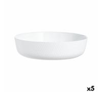 Teglia da Cucina Luminarc Smart Cuisine Bianco Vetro Ø 26 cm [5 Unità]