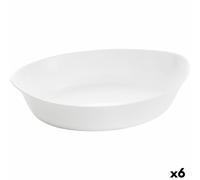 Teglia da Cucina Luminarc Smart Cuisine Ovale 32 x 20 cm Bianco Vetro [6 Unit