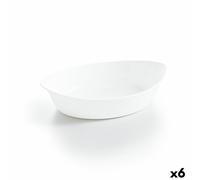 Teglia da Cucina Luminarc Smart Cuisine Ovale Bianco Vetro 25 x 15 cm [6 Unit