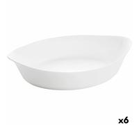 Teglia da Cucina Luminarc Smart Cuisine Ovale Bianco Vetro 28 x 17 cm [6 Unit